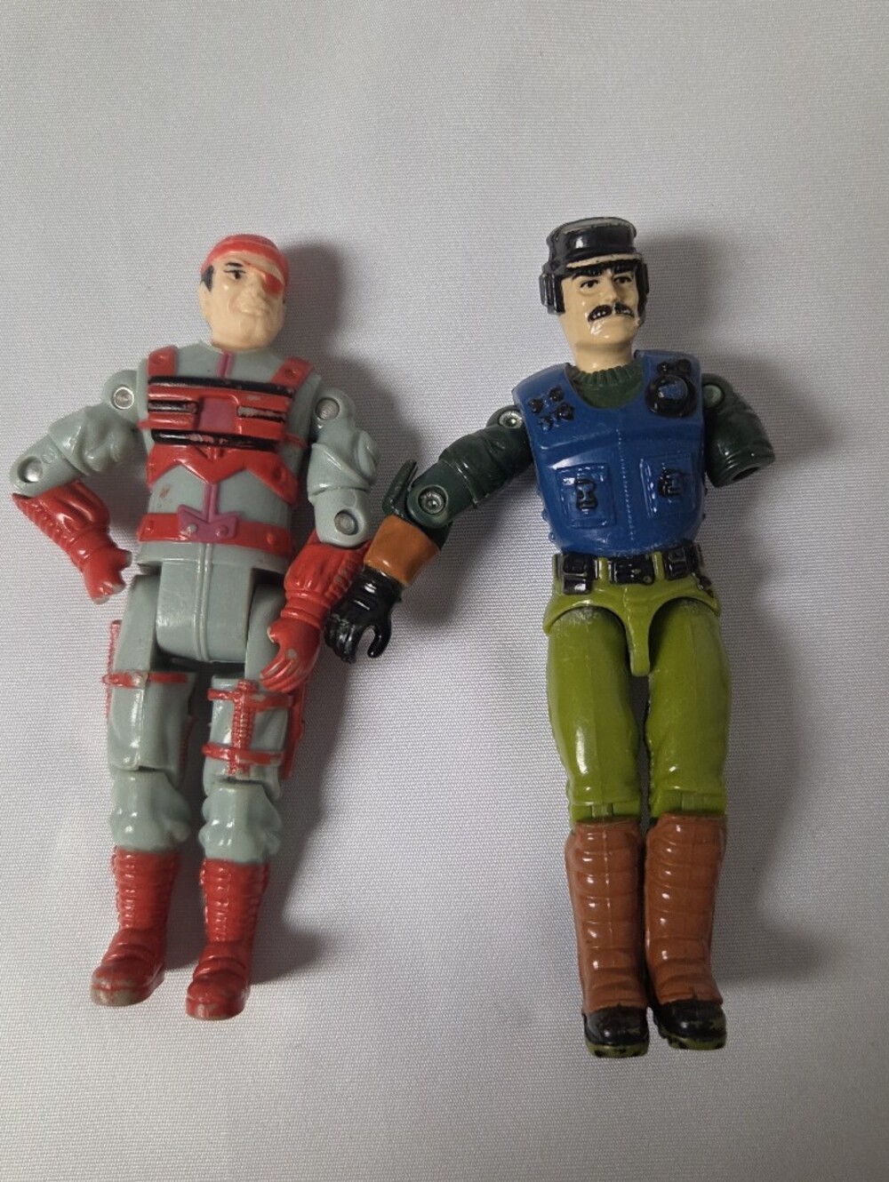Vintage 1992 Hasbro GI Joe MUTT 3.75” Action Figure & Crimson Eye